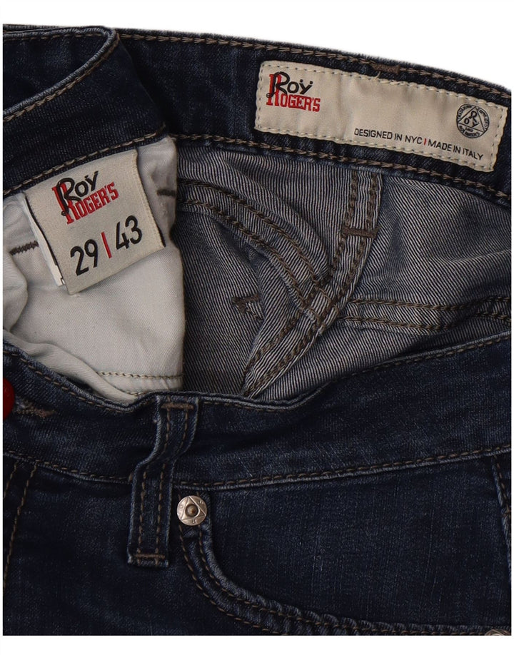 Roy Rogers Womens Straight Jeans W29 L28 Blue Cotton