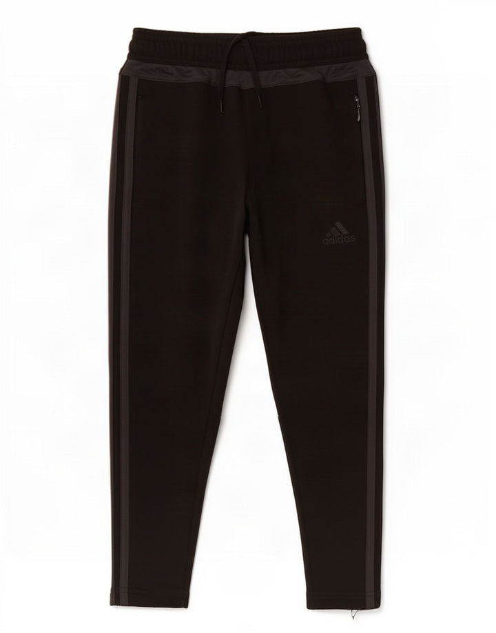 Adidas Boys Climacool Tracksuit Trousers 7-8 Years Black Polyester