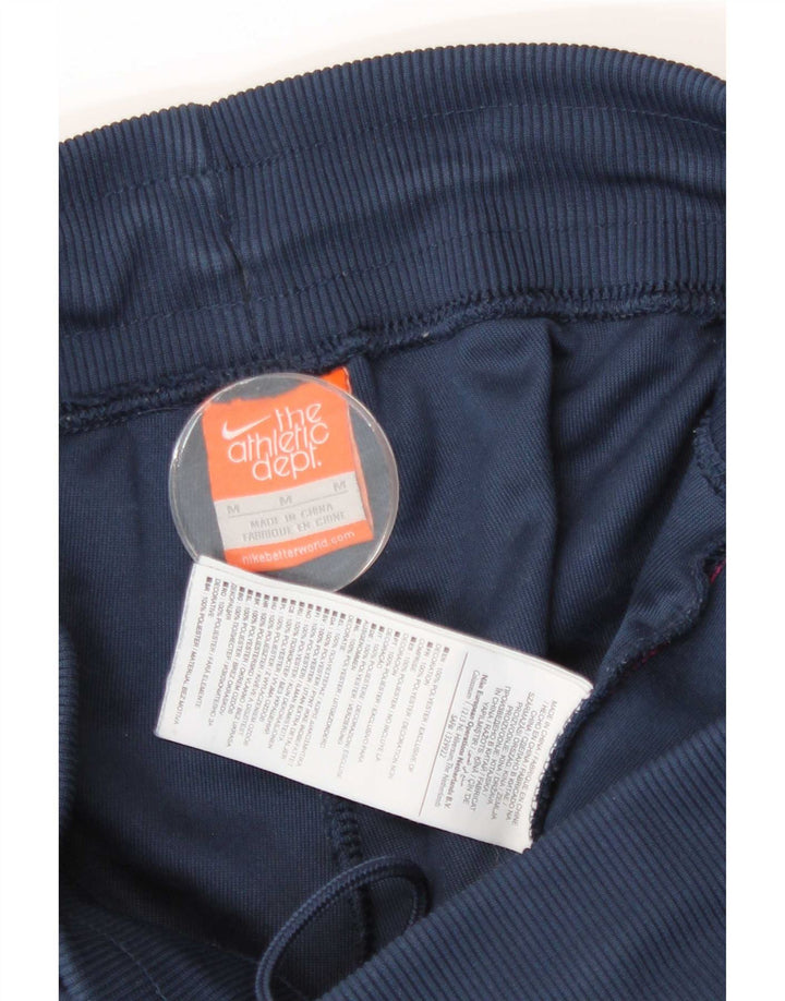 Nike Womens Tracksuit Trousers UK 14 Medium Navy Blue Polyester