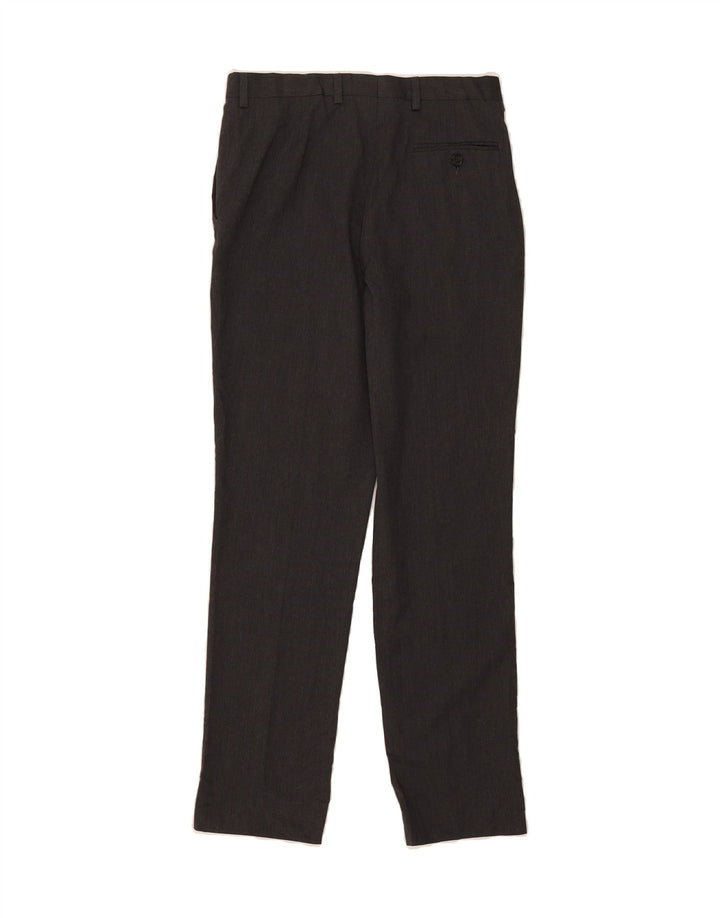 RALPH LAUREN Boys Straight Suit Trousers 15-16 Years Grey Polyester Vintage Ralph Lauren and Second-Hand Ralph Lauren from Messina Hembry 