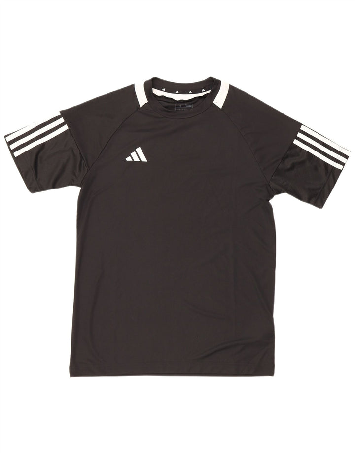 ADIDAS Mens Aeroready Regular Fit T-Shirt Top Small Black Polyester