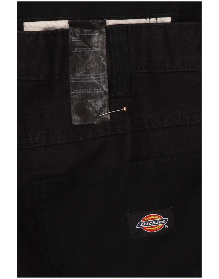 DICKIES Mens Chino Shorts W36 Large Black Cotton