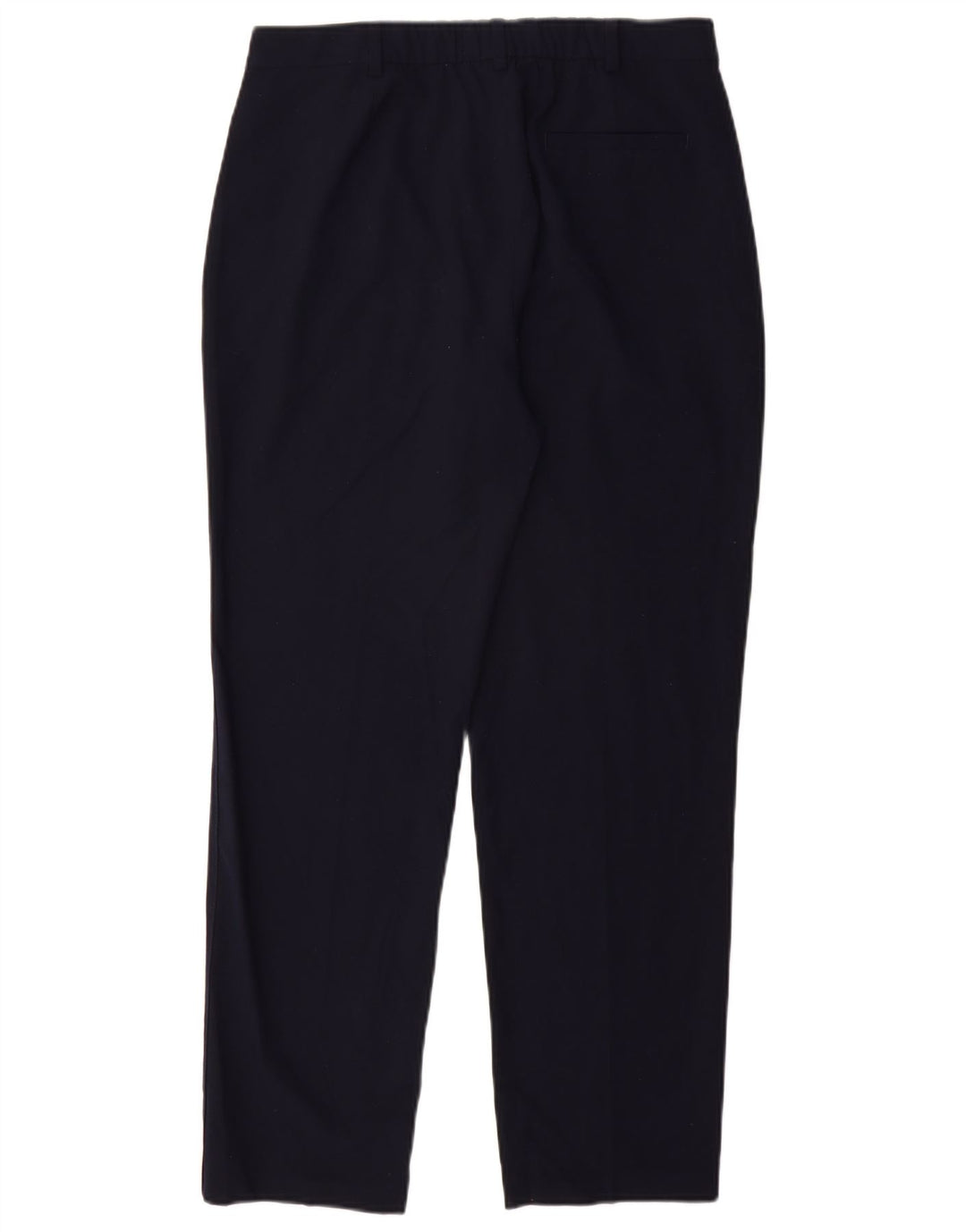 MARKS & SPENCER Womens Chino Trousers UK 12 Medium W30 L28 Navy Blue