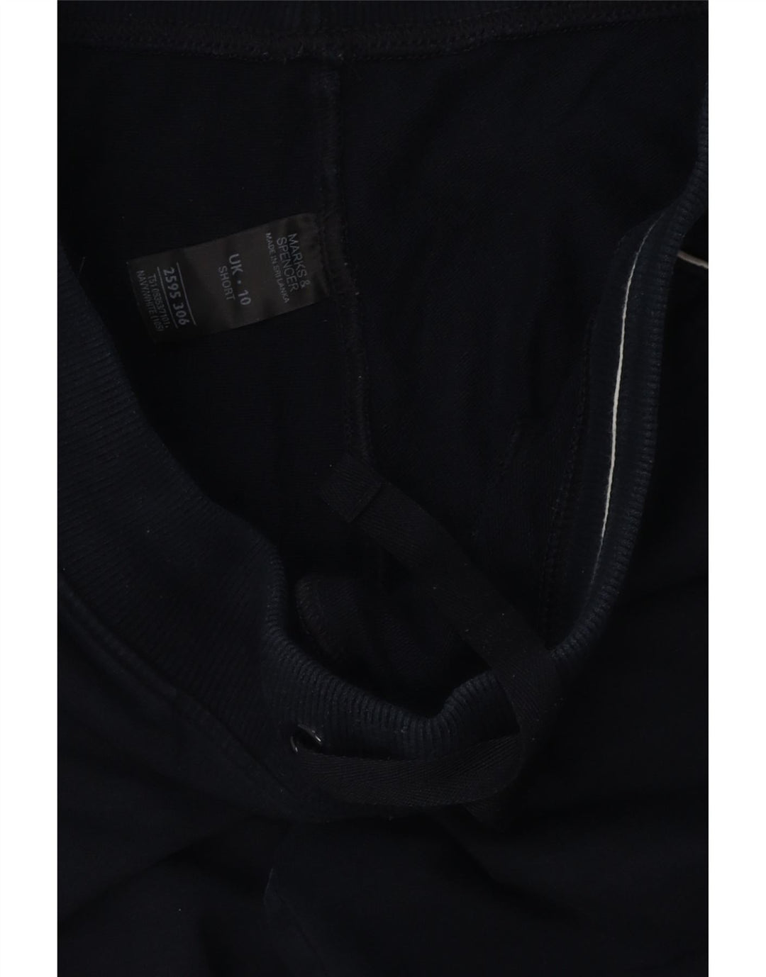 MARKS & SPENCER Womens Tracksuit Trousers UK 10 Small Navy Blue