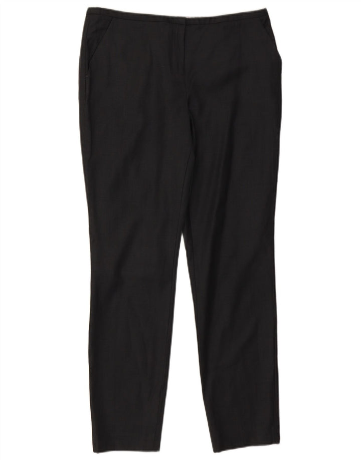 Ted Baker Womens Slim Suit Trousers Size 2 Small W30 L28 Black Wool