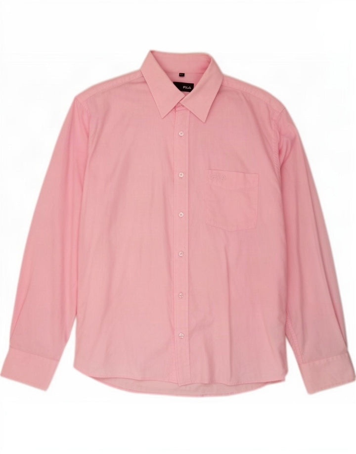 Fila Mens Shirt 2XL Pink Cotton