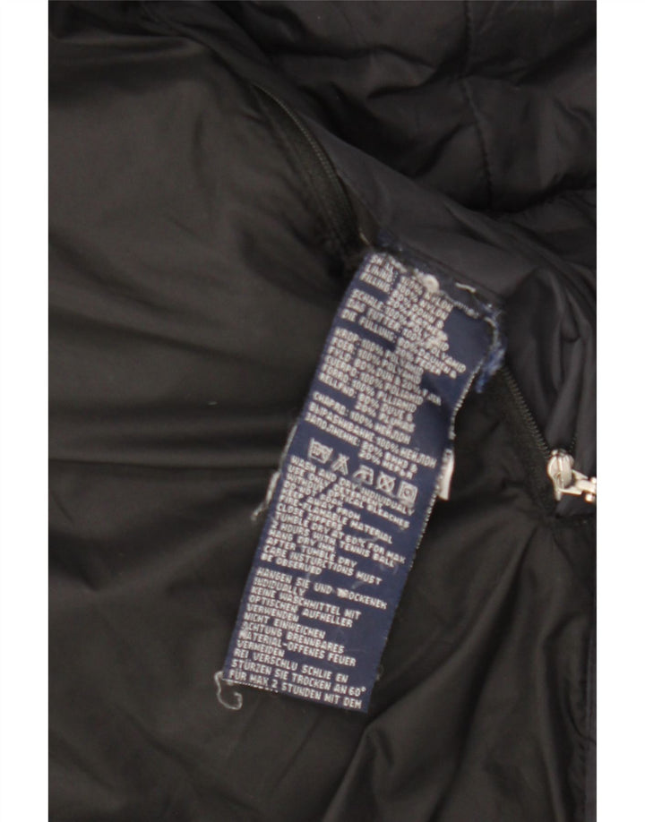 Sergio Tacchini Womens Padded Coat UK 14 Medium Black Nylon