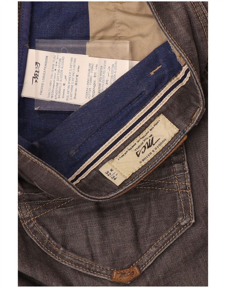 Marlboro Classics Mens Straight Jeans W32 L29 Grey