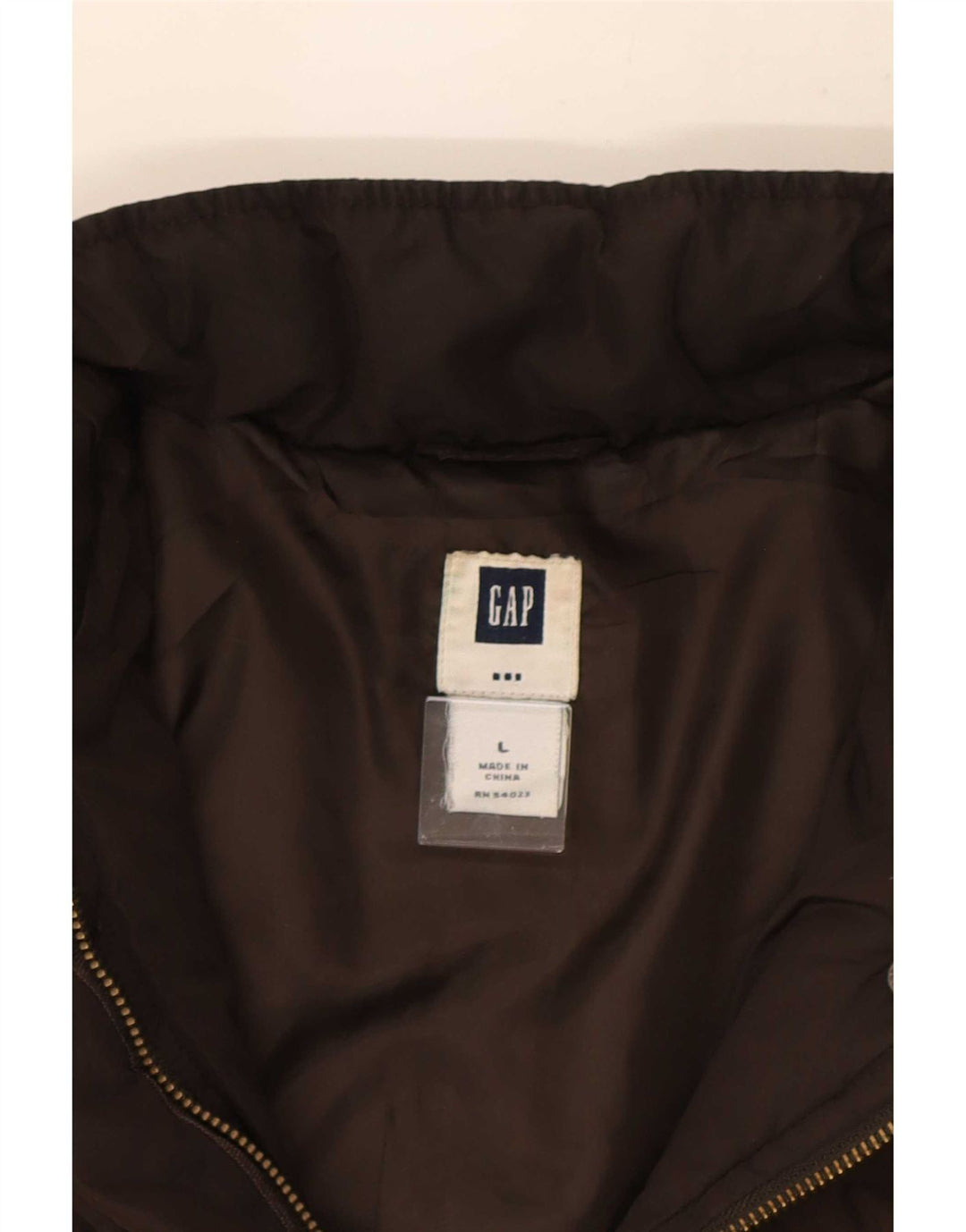 Gap Womens Padded Jacket UK 16 Large Brown