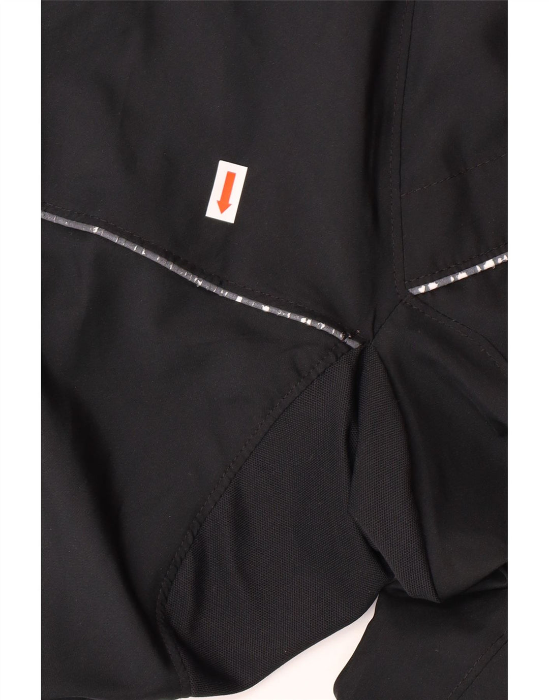 NIKE Mens Rain Jacket UK 42/44 Large Black Polyester