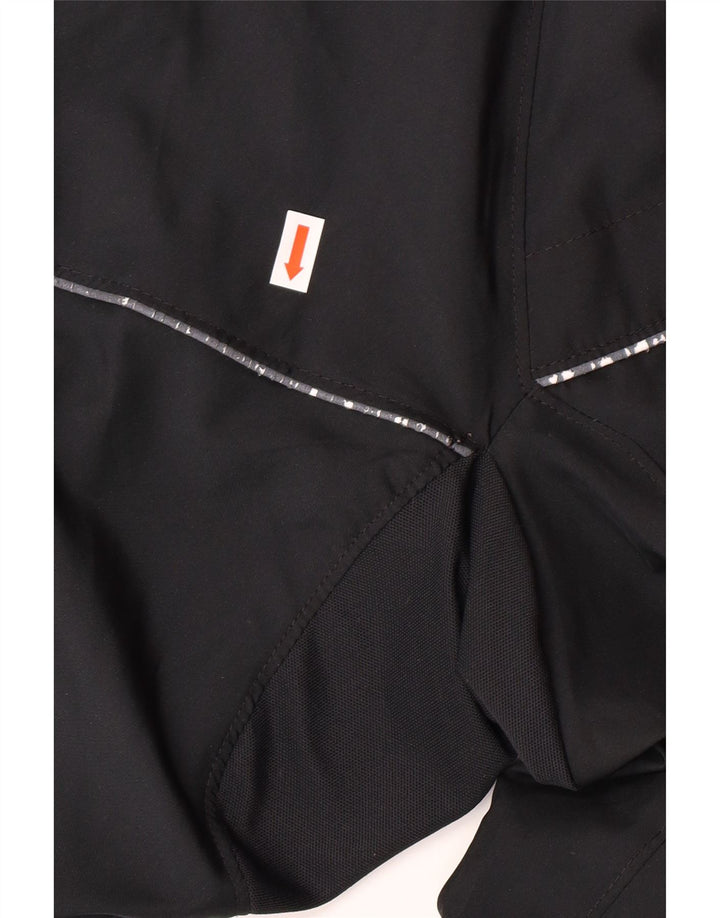 NIKE Mens Rain Jacket UK 42/44 Large Black Polyester