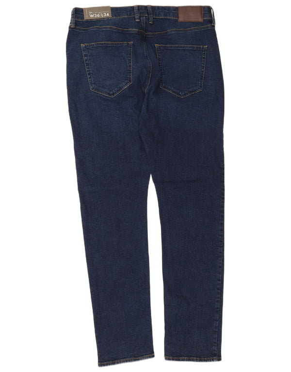 French Connection Mens Slim Jeans W36 L34 Blue Cotton