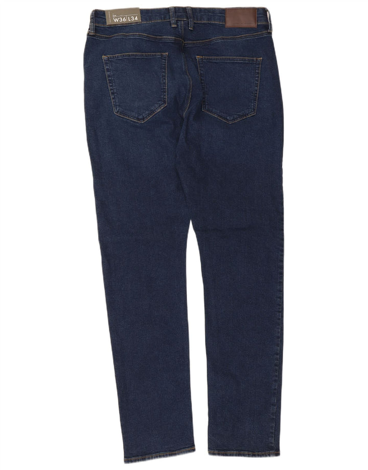 French Connection Mens Slim Jeans W36 L34 Blue Cotton