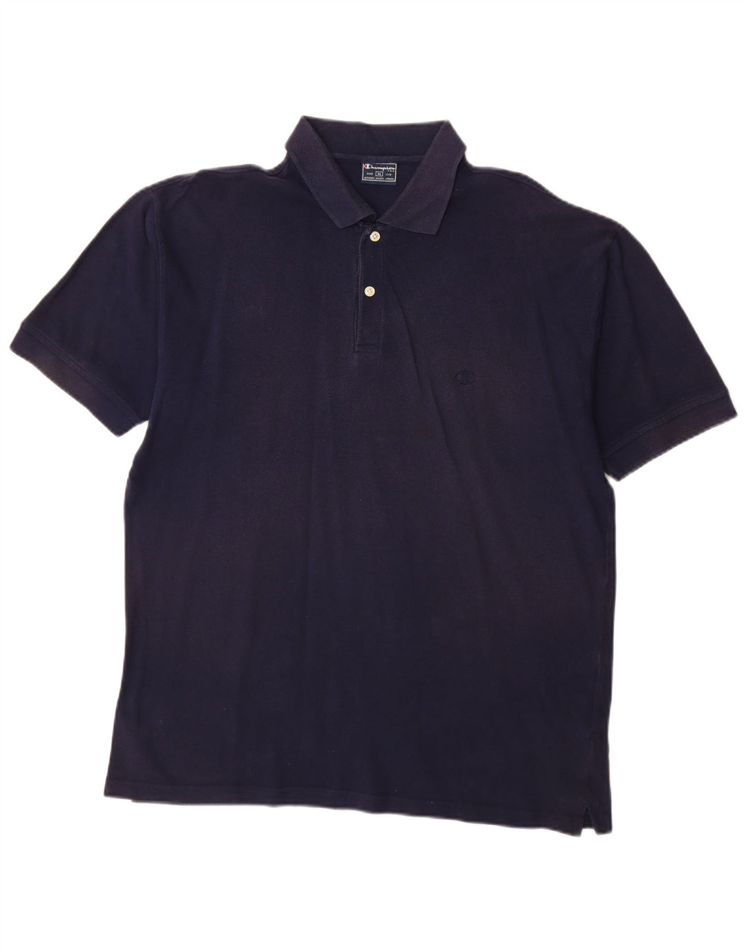 Champion Mens Polo Shirt XL Navy Blue Cotton
