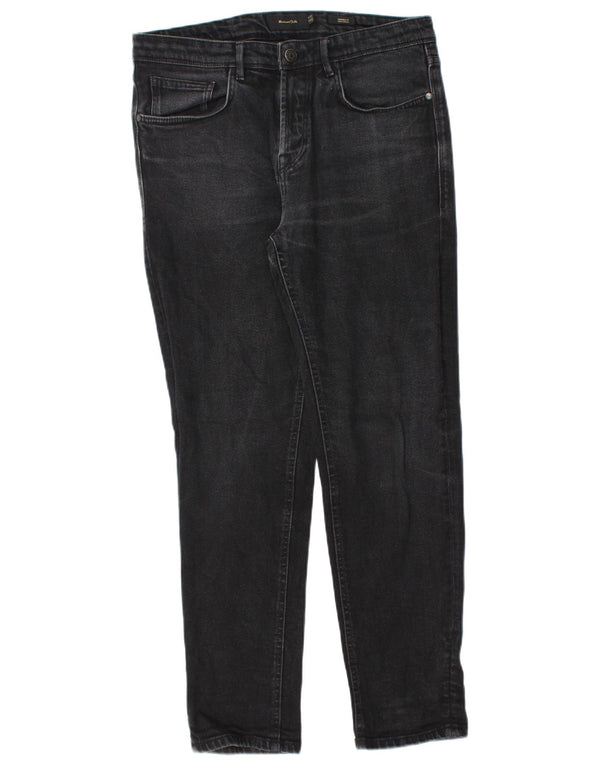 Massimo Dutti Mens Slim Jeans EU 40 Medium W31 L28 Black