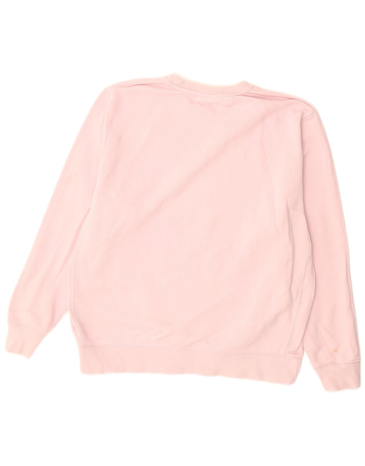 NIKE Mens Sweatshirt Jumper XL Pink Cotton