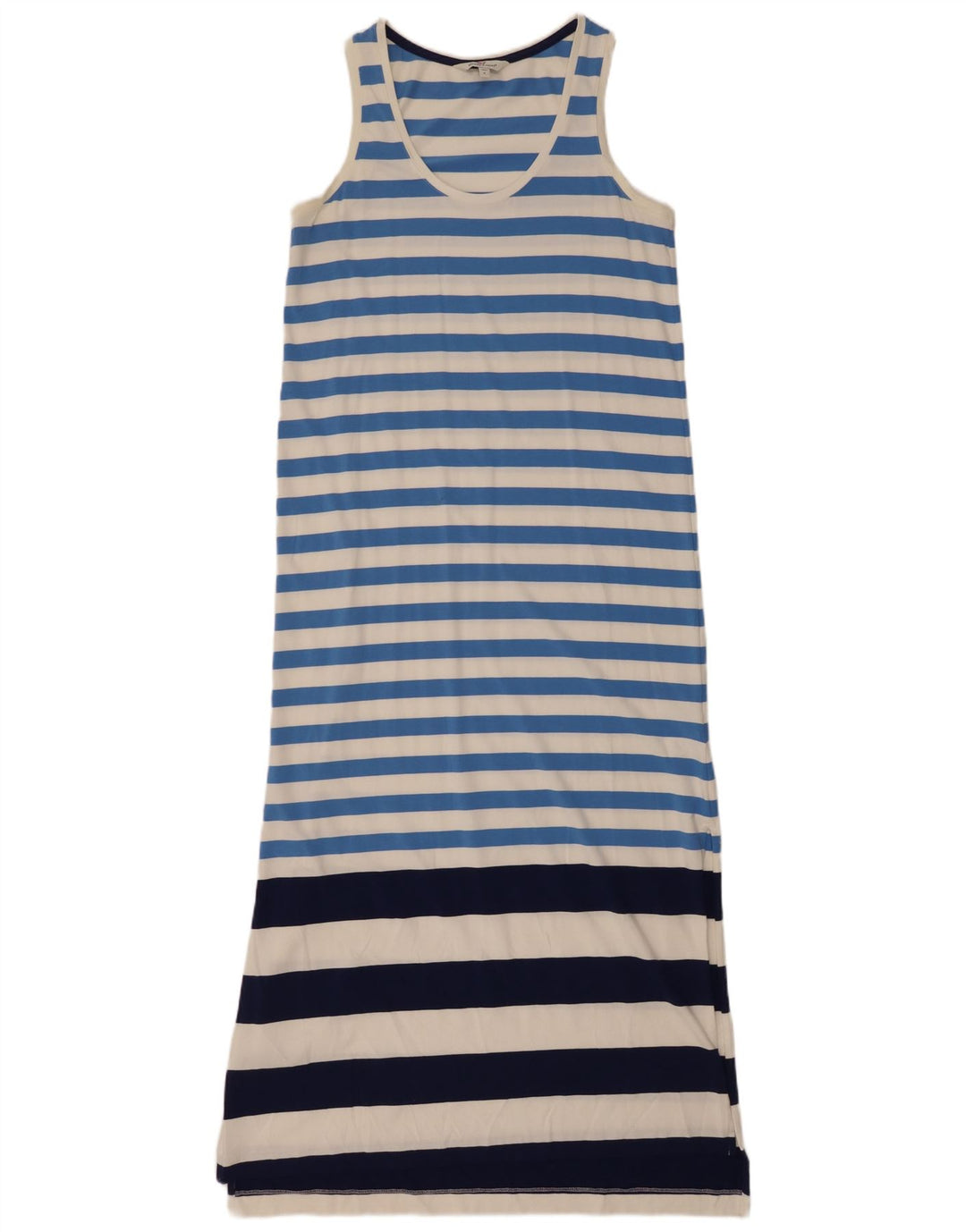 VINEYARD VINES Womens Sleeveless T-Shirt Dress UK 10 Small Blue Striped