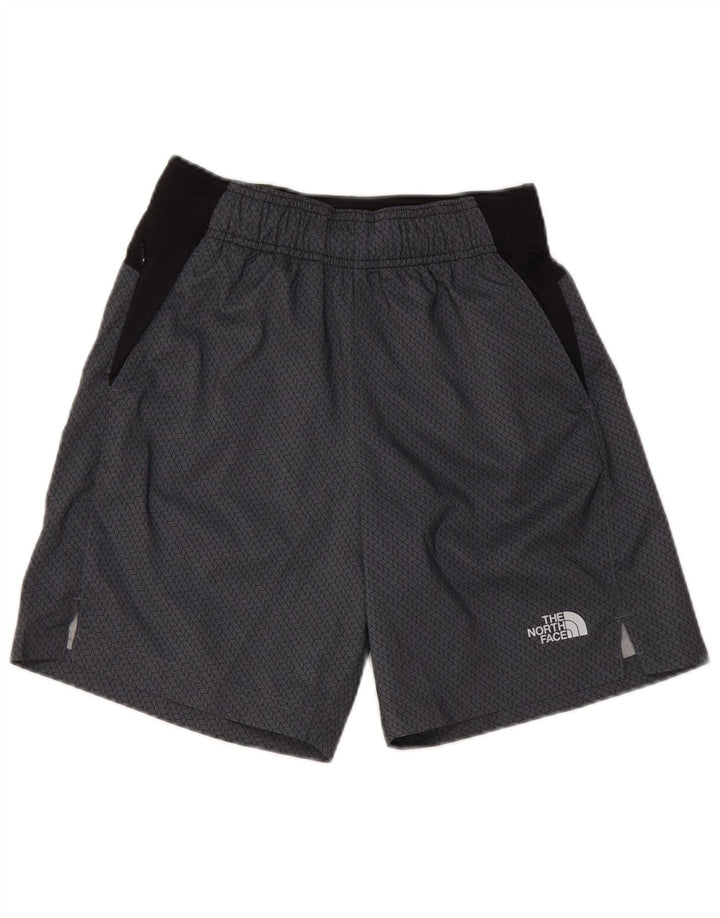 THE NORTH FACE Mens Sport Shorts XS Grey Colourblock Polyester