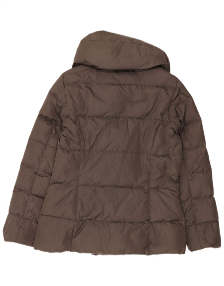Ellesse Womens Padded Jacket UK 14 Medium Grey Nylon