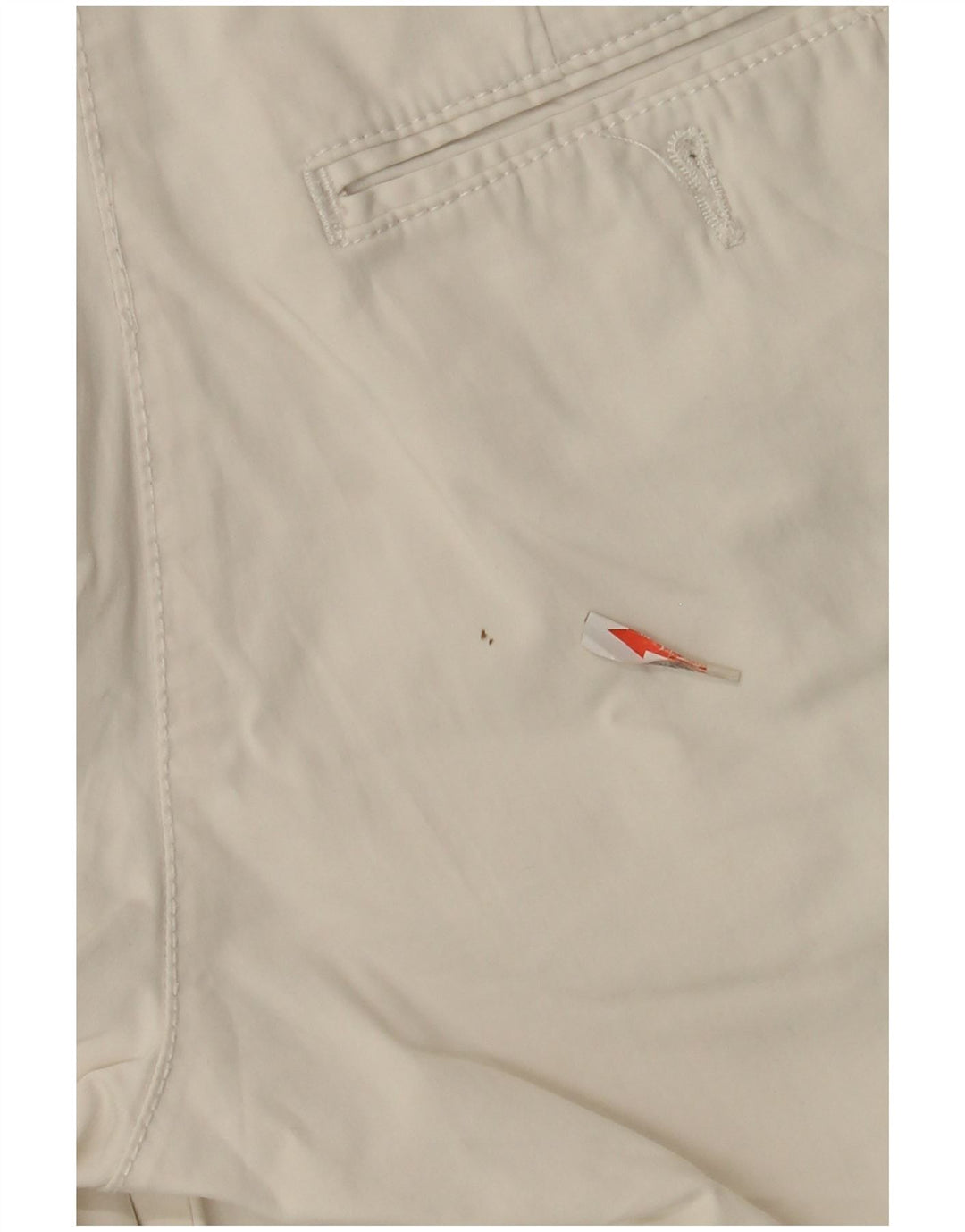 Slam Womens Chino Shorts IT 42 Medium W30  White Cotton