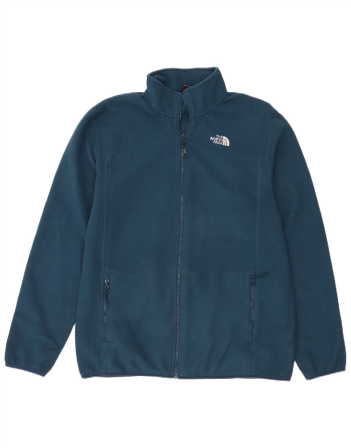 The North Face Mens Liner Fleece Jacket UK 40 Large Blue Polyester