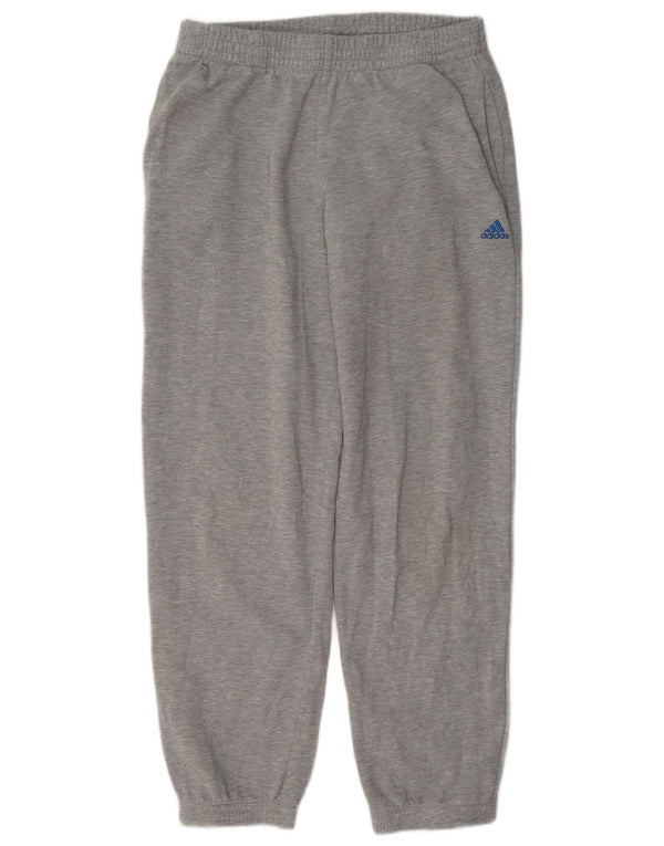 Adidas Mens Tracksuit Trousers Joggers Medium Grey Cotton