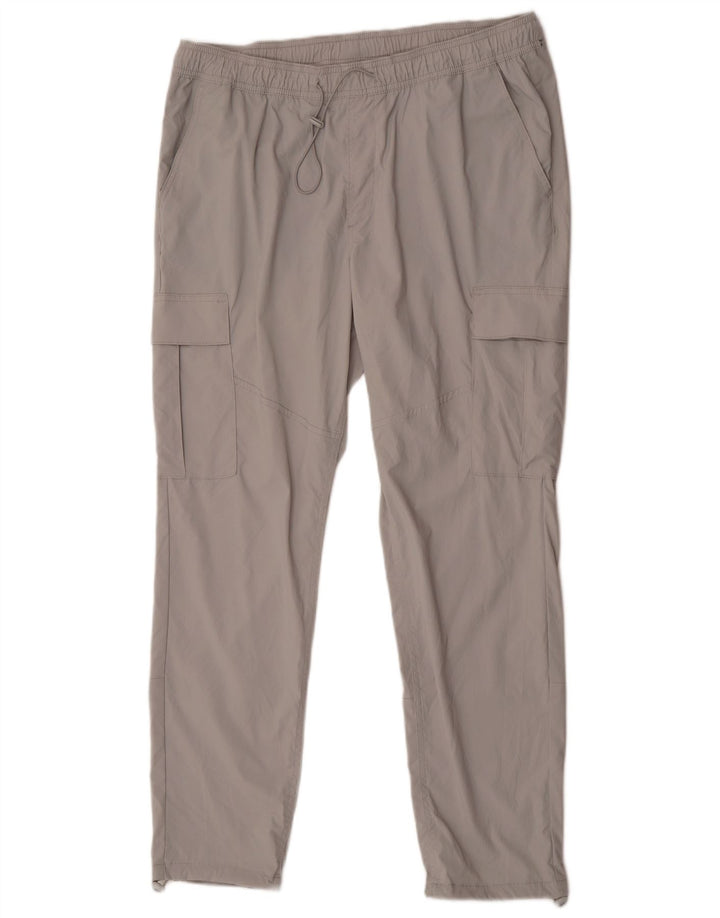 Jack & Jones Mens Cargo Tracksuit Trousers XL  Grey Nylon