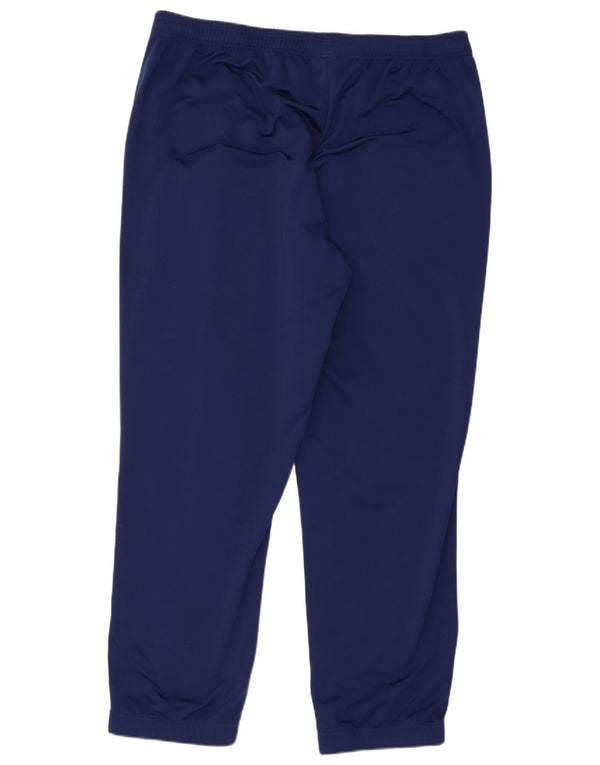 Adidas Mens Tracksuit Trousers Joggers 2XL  Navy Blue Polyester
