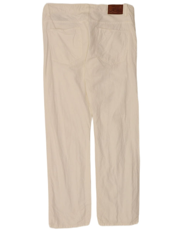 Gant Mens Tyler Low Waist Regular Fit Straight Jeans W36 L32 White Cotton