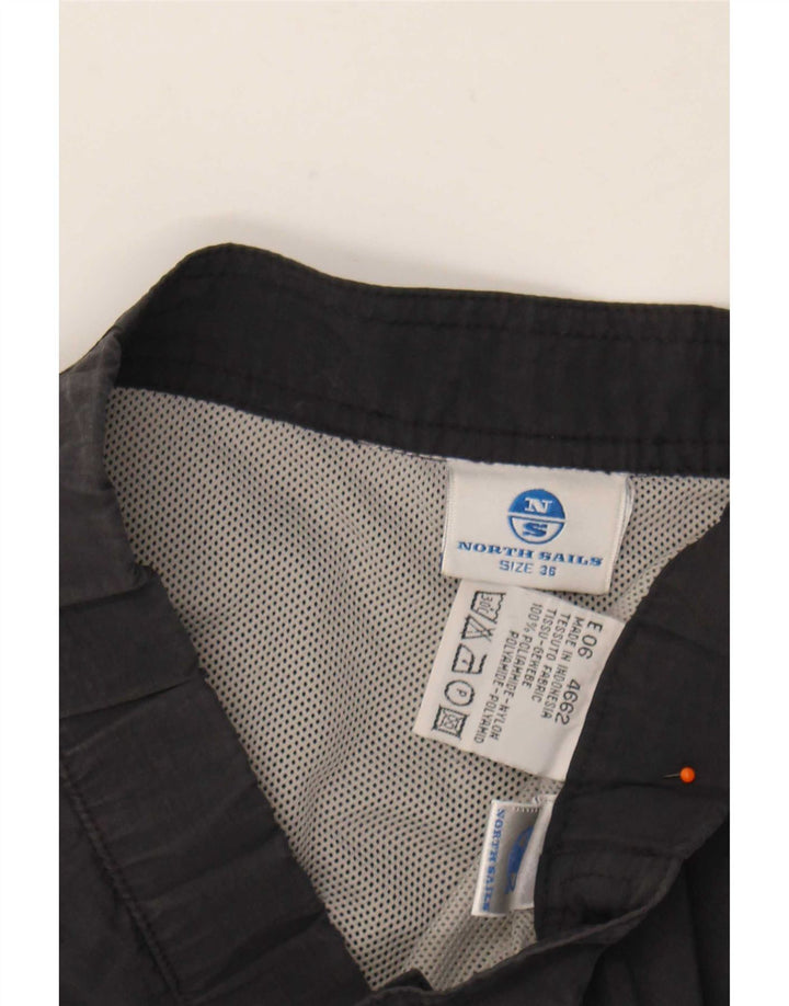 North Sails Mens Graphic Swimming Shorts Large Navy Blue Nylon