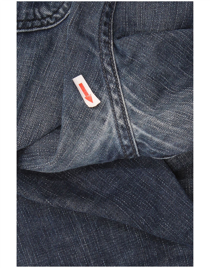 LEE Mens Daren Straight Jeans W36 L34 Blue Cotton