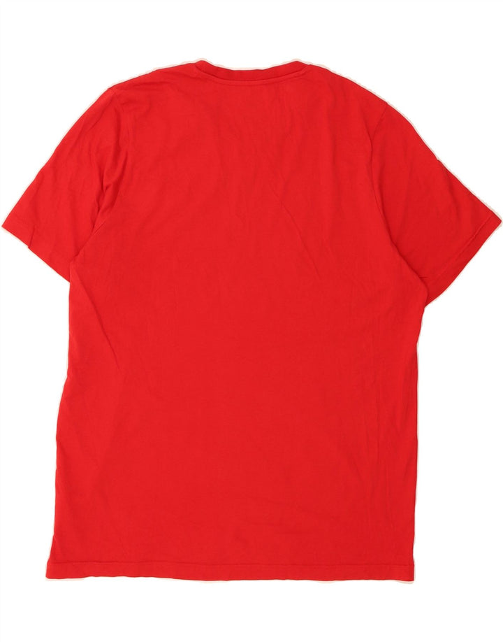 ADIDAS Mens T-Shirt Top Large Red Cotton Vintage Adidas and Second-Hand Adidas from Messina Hembry 