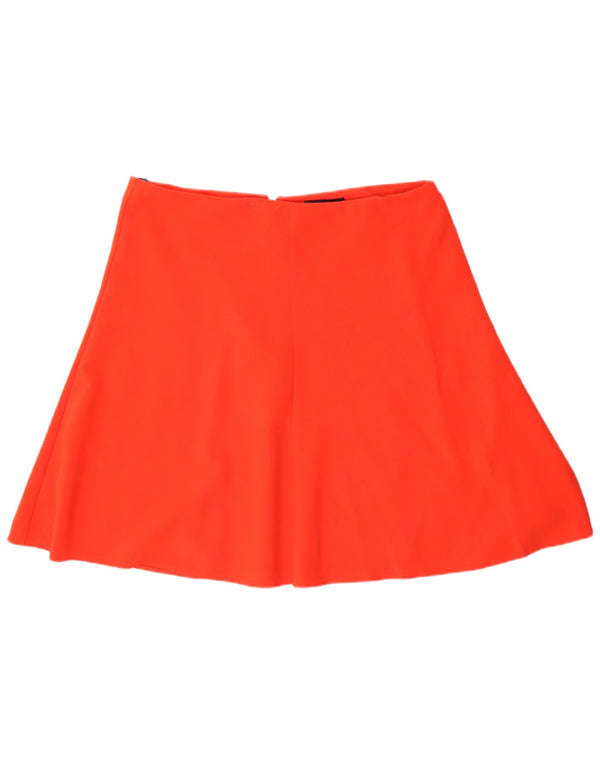 Marks & Spencer Womens A-Line Skirt UK 18 XL W38 Orange Viscose