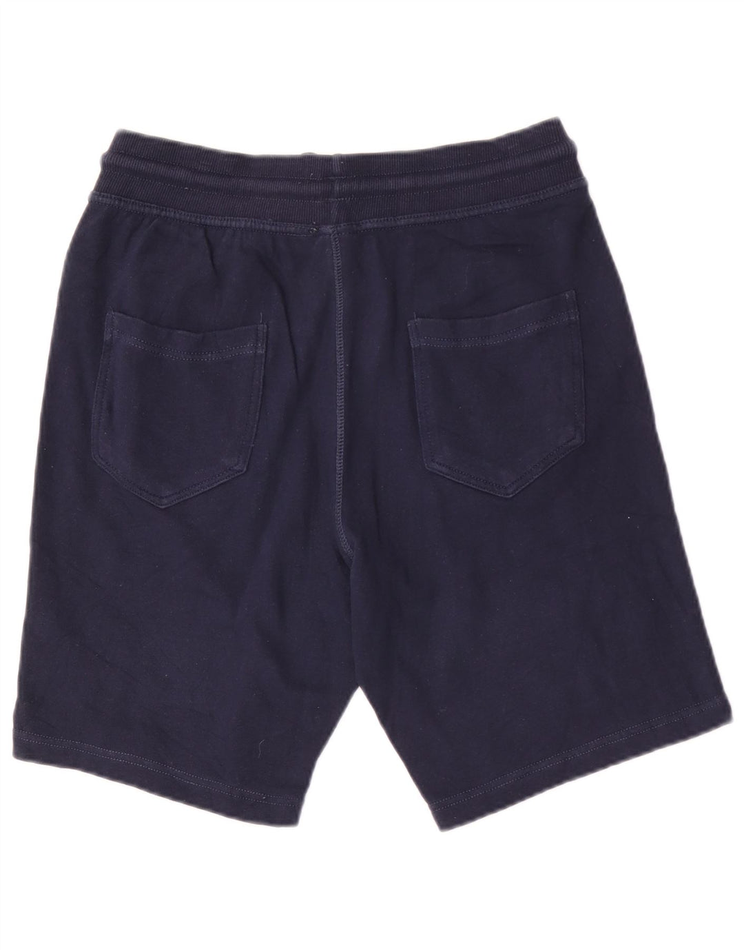Benetton Mens Sport Shorts Medium  Navy Blue Cotton