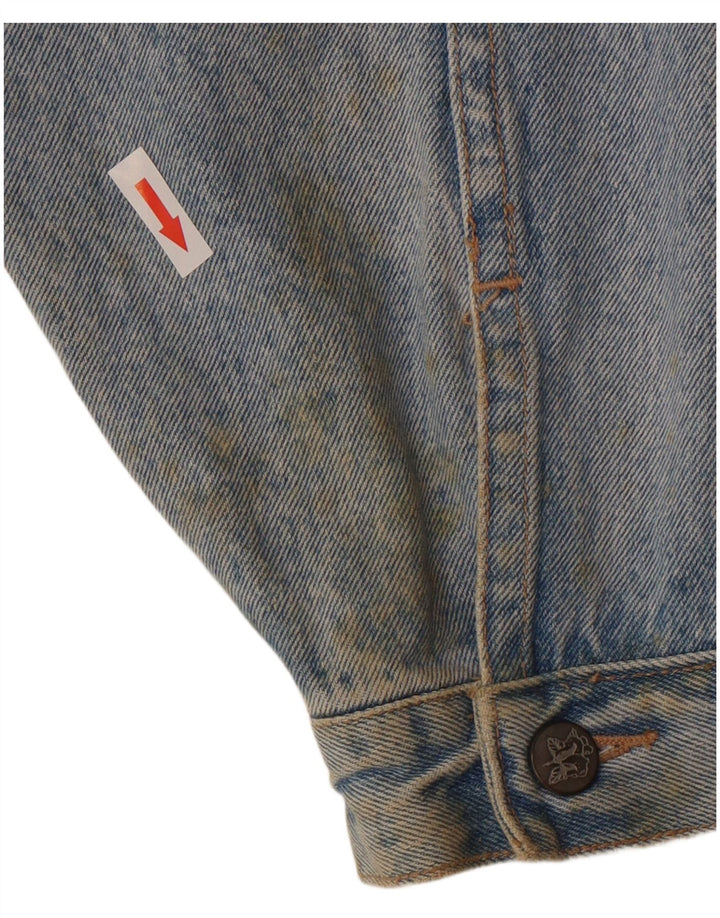 Ragazza Womens Denim Jacket UK 14 XL Blue Cotton