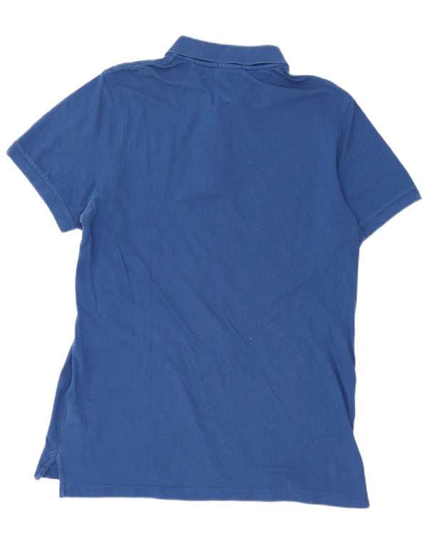 Tommy Hilfiger Mens Slim Fit Polo Shirt XL Blue Cotton