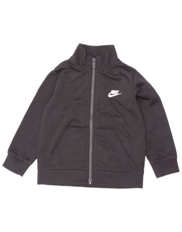 Nike Baby Boys Graphic Tracksuit Top Jacket 12-18 Months Black Colourblock