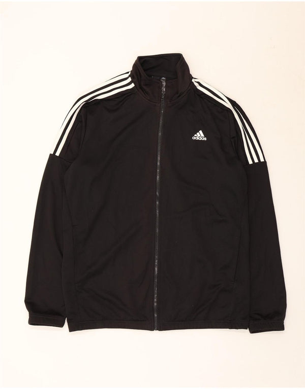 Adidas Mens Tracksuit Top Jacket XL Black Polyester