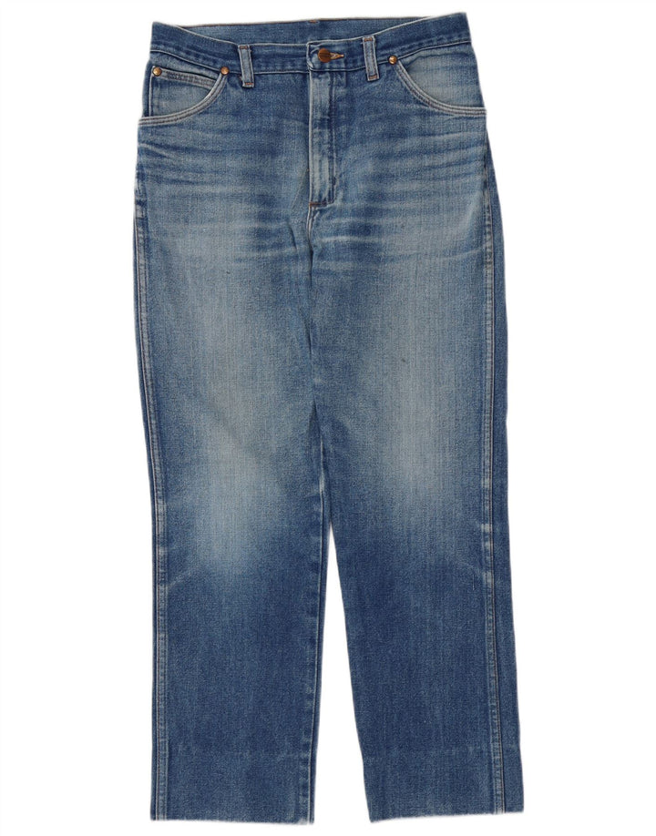 Wrangler Mens Straight Jeans W32 L27 Blue Cotton