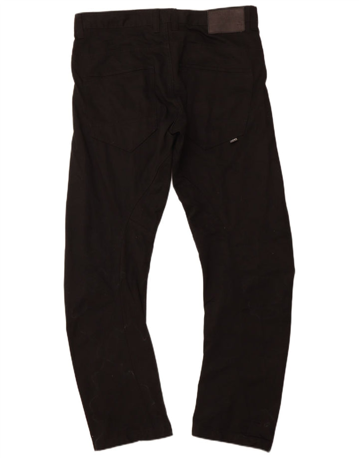 JACK & JONES Mens Banana Slim Casual Trousers W34 L32 Black Cotton