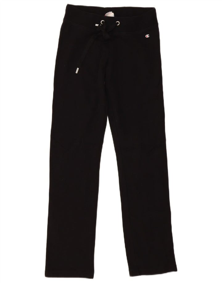CHAMPION Womens Heritage Classics Tracksuit Trousers UK 8 Small Black