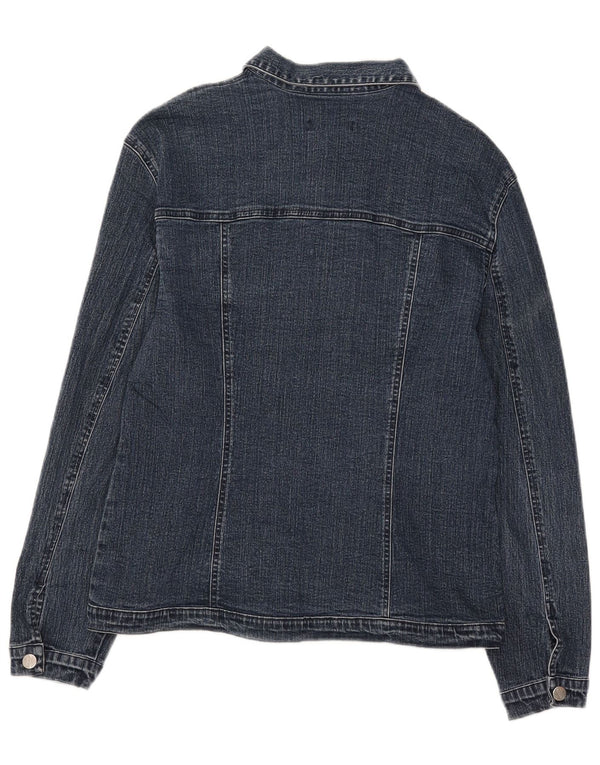 Vintage Womens Denim Jacket UK 14 Medium Blue