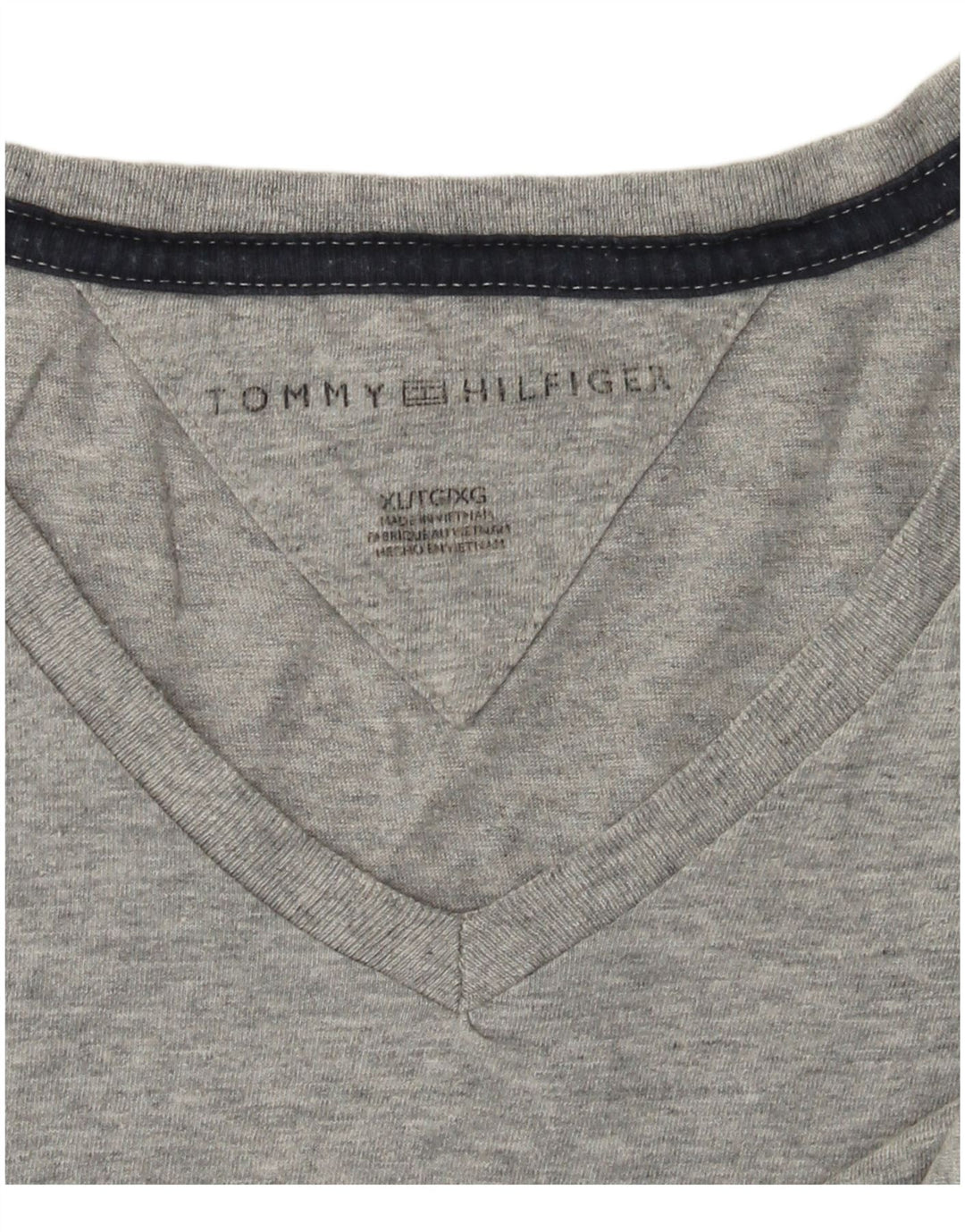 Tommy Hilfiger Mens T-Shirt Top XL Grey