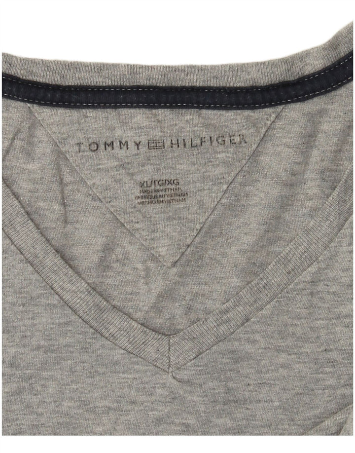 Tommy Hilfiger Mens T-Shirt Top XL Grey