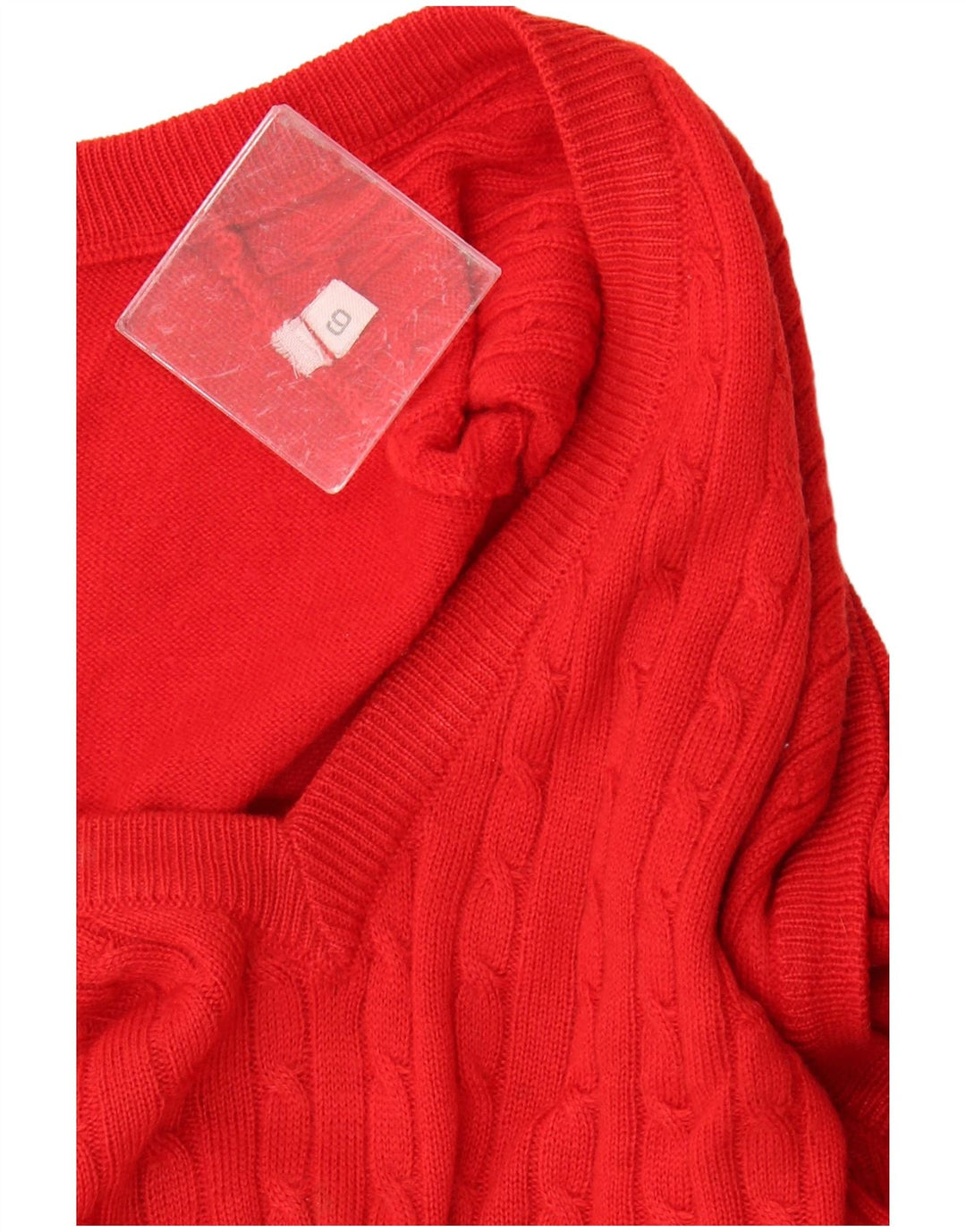 VINTAGE Mens Vest Tank Top Medium Red