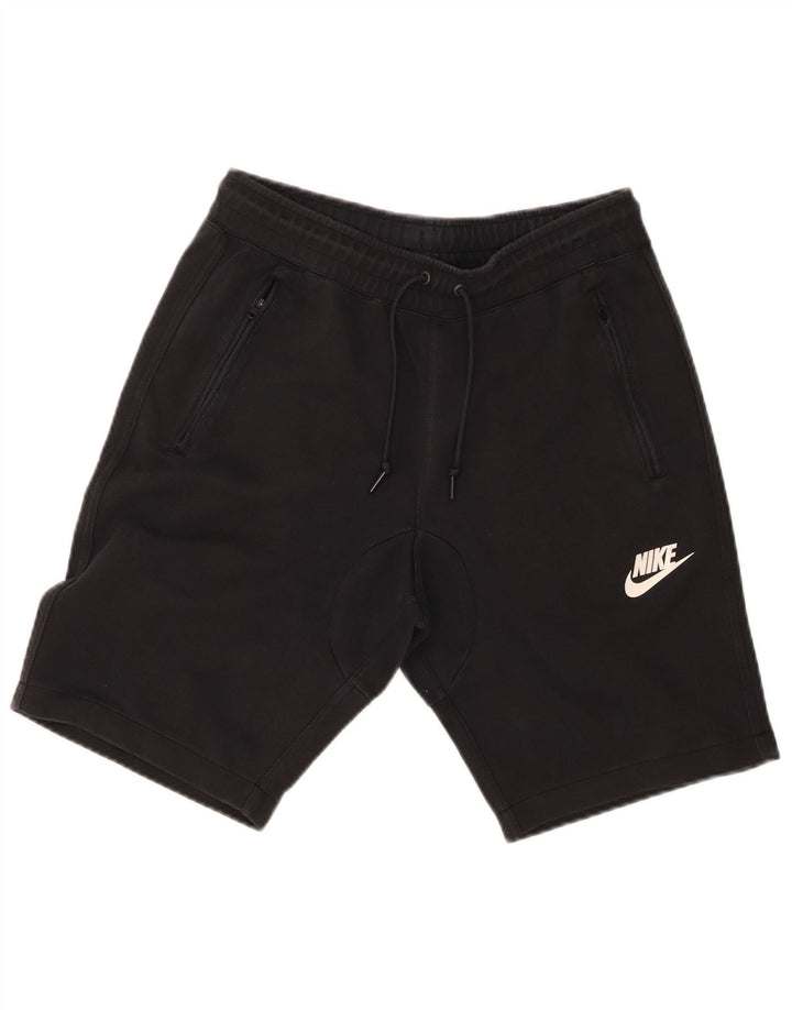 NIKE Mens Sport Shorts Medium  Black Cotton