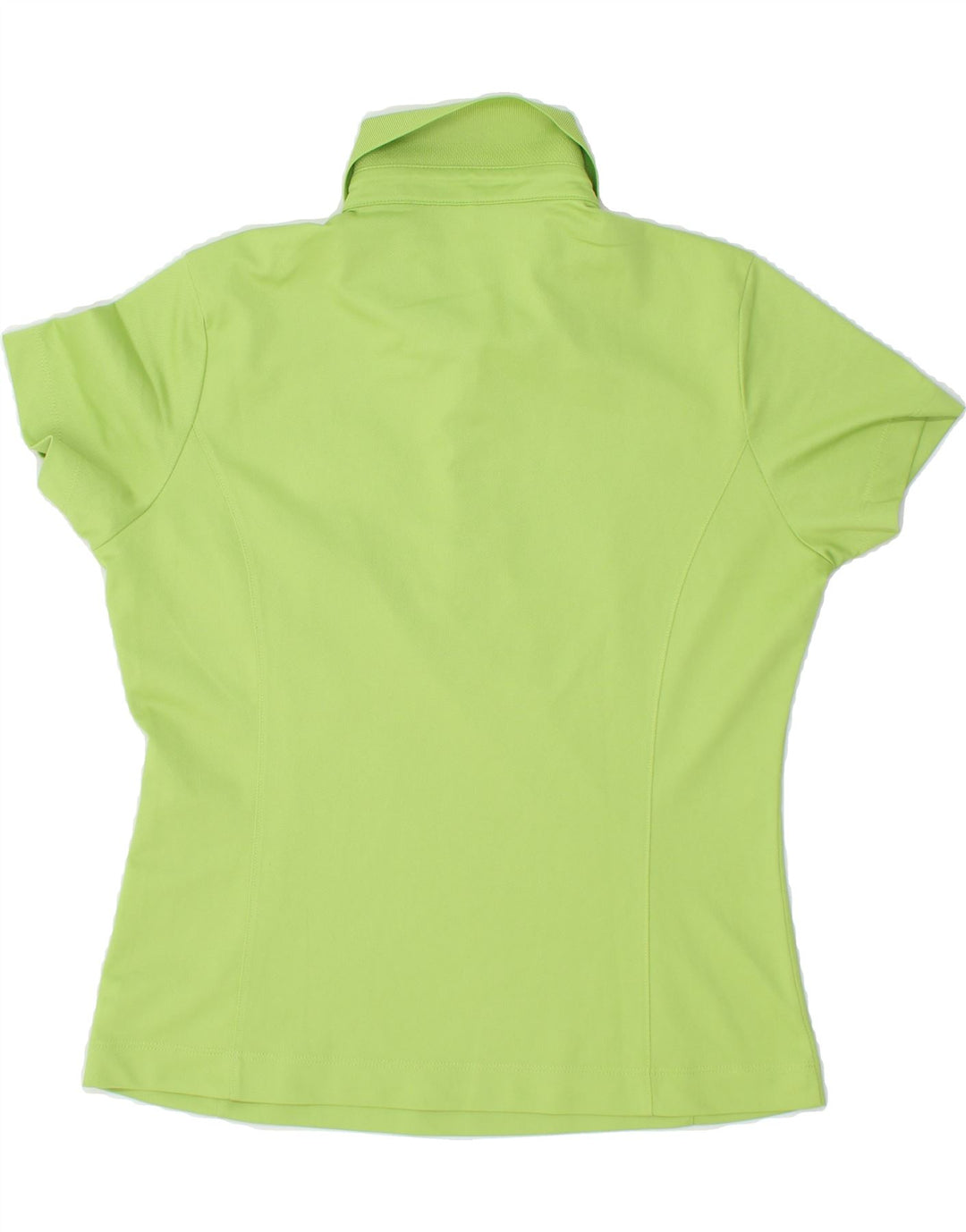 NIKE Womens Dri Fit Polo Shirt UK 14 Medium Green Polyester Vintage Nike and Second-Hand Nike from Messina Hembry 