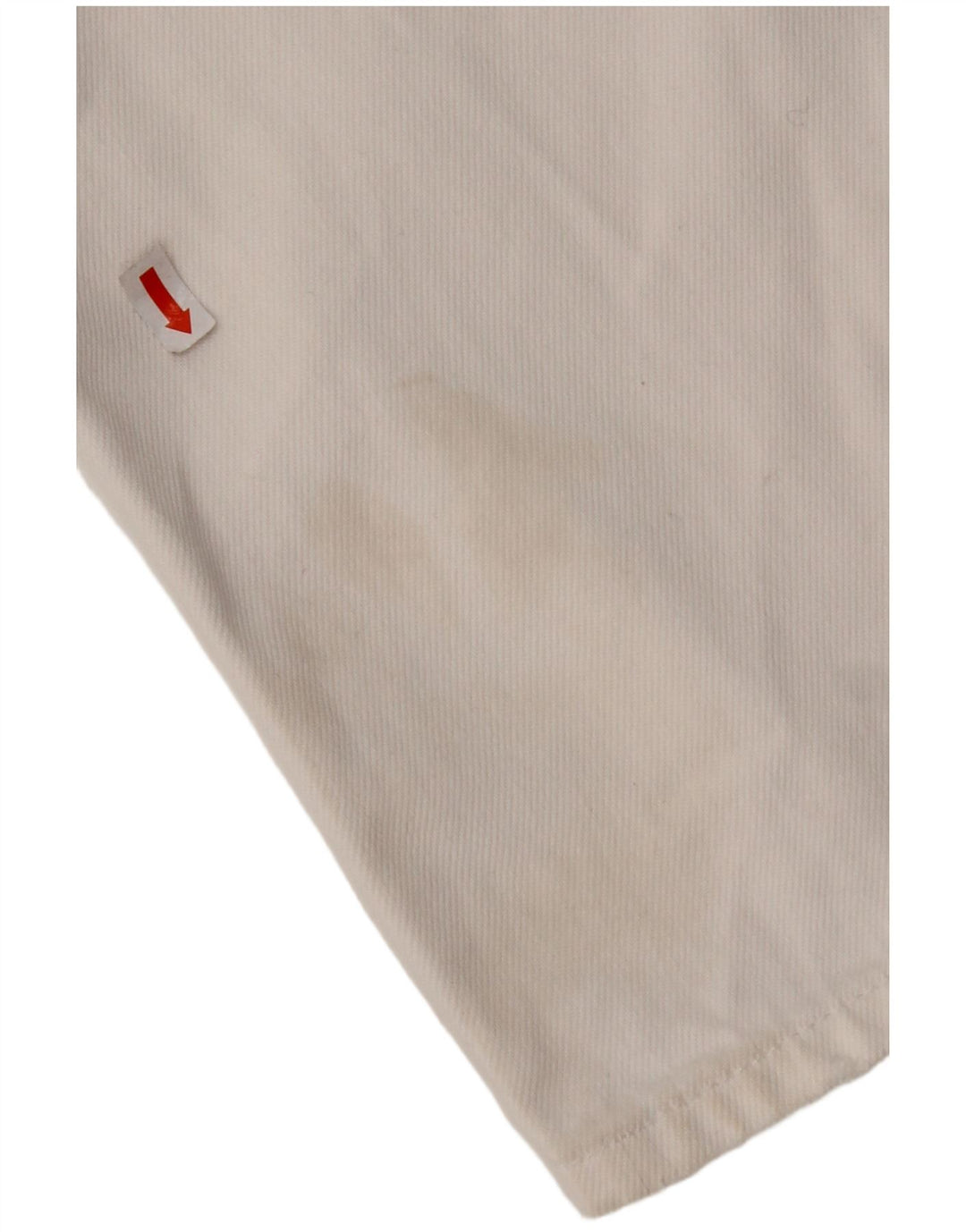 TOMMY HILFIGER Womens Distressed Straight Jeans W29 L28 White Cotton