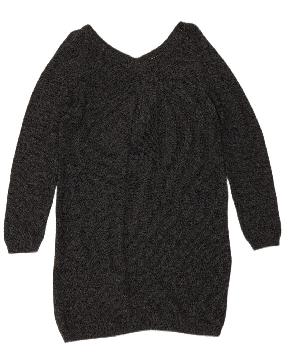 Massimo Dutti Womens Jumper Dress UK 14 Medium Grey