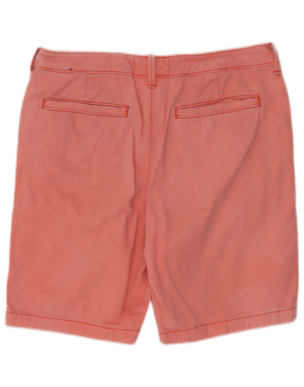 Hollister Mens Classic Fit Chino Shorts W33 Medium Pink Cotton